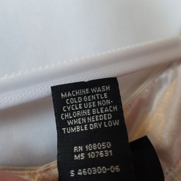 Lane Bryant Blouse Womens Plus Sz 22/25 Beige Peasant Boho Empire Flowy Ethereal - Picture 7 of 9